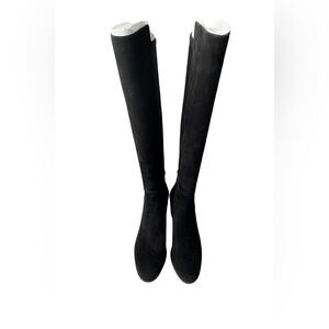 *NEW* Stuart Weitzman Black Suede Over the Knee Boots. Never Worn. US 6.5
